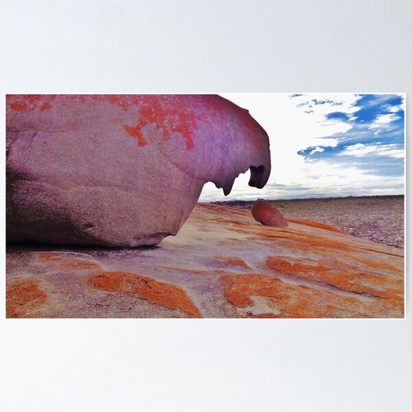 Artikelvorschau, Remarkable Rocks Kangaroo Island Australien Photographischer Druck Sonnenverbrannte Orange entworfen und verkauft von EdytaH.