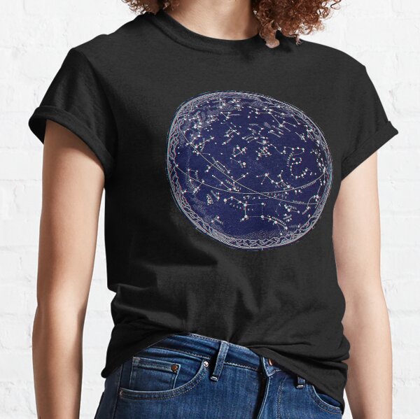 Astronom/ía Camiseta Constelaci/ón de estrellas Mapa