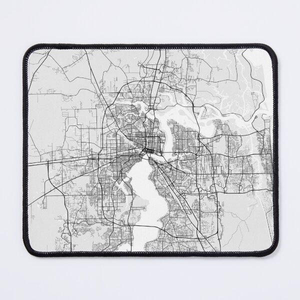 Item preview, Jacksonville City Map of Florida, USA - Light designed and sold by deMAP.