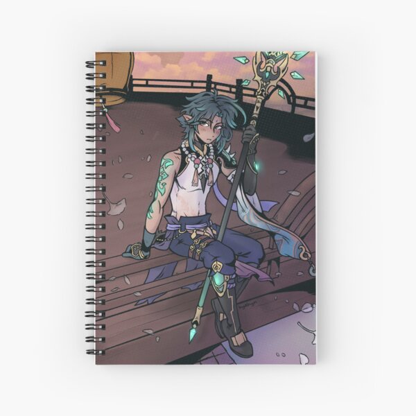 Xiao Genshin Impact Spiral Notebook