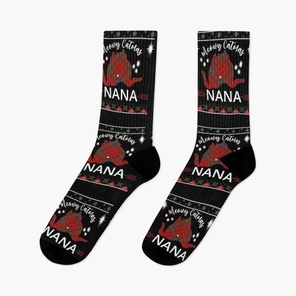 Item preview, Cute Cats Christmas Ugly T-Shirt Sweater 2022 Red Green Tartan Merry Catmas Nana designed and sold by Hanlar.