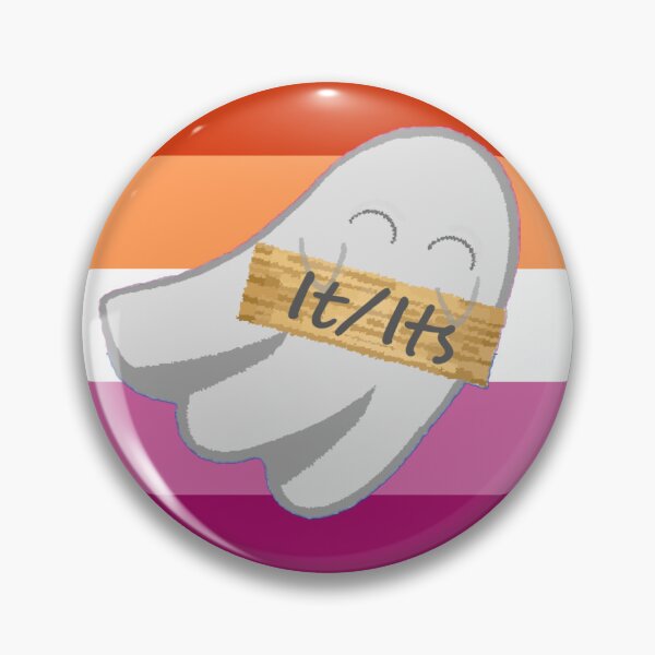 Item preview, It/Its Lesbian Pronoun Ghost designed and sold by Forest-Bird.