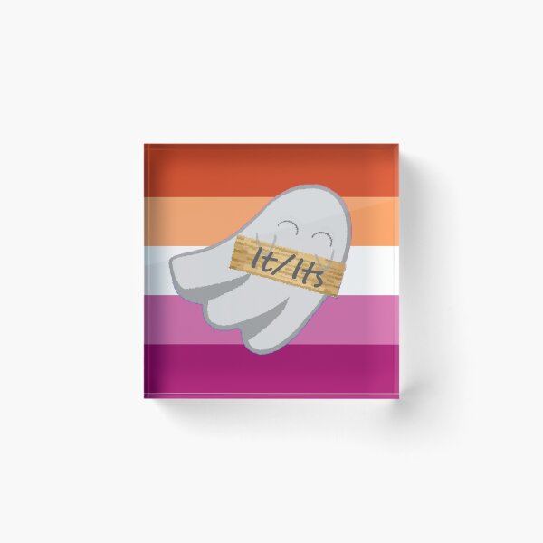 Item preview, It/Its Lesbian Pronoun Ghost designed and sold by Forest-Bird.