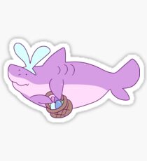 Easter Bunny Shark Sticker