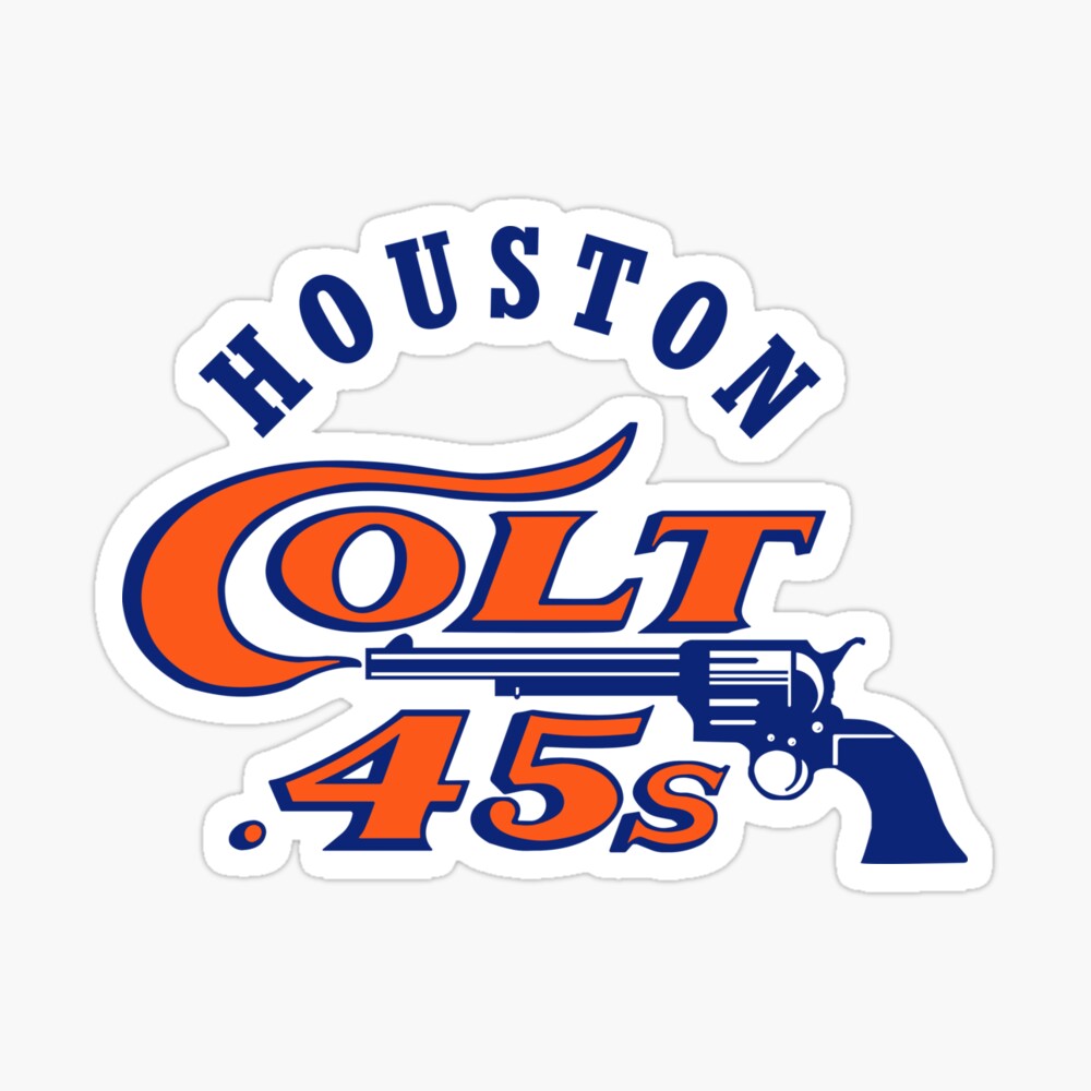 Houston Colt 45s Unisex T-Shirt Vintage Baseball Logo Astros Orange Soft  XS-5XL