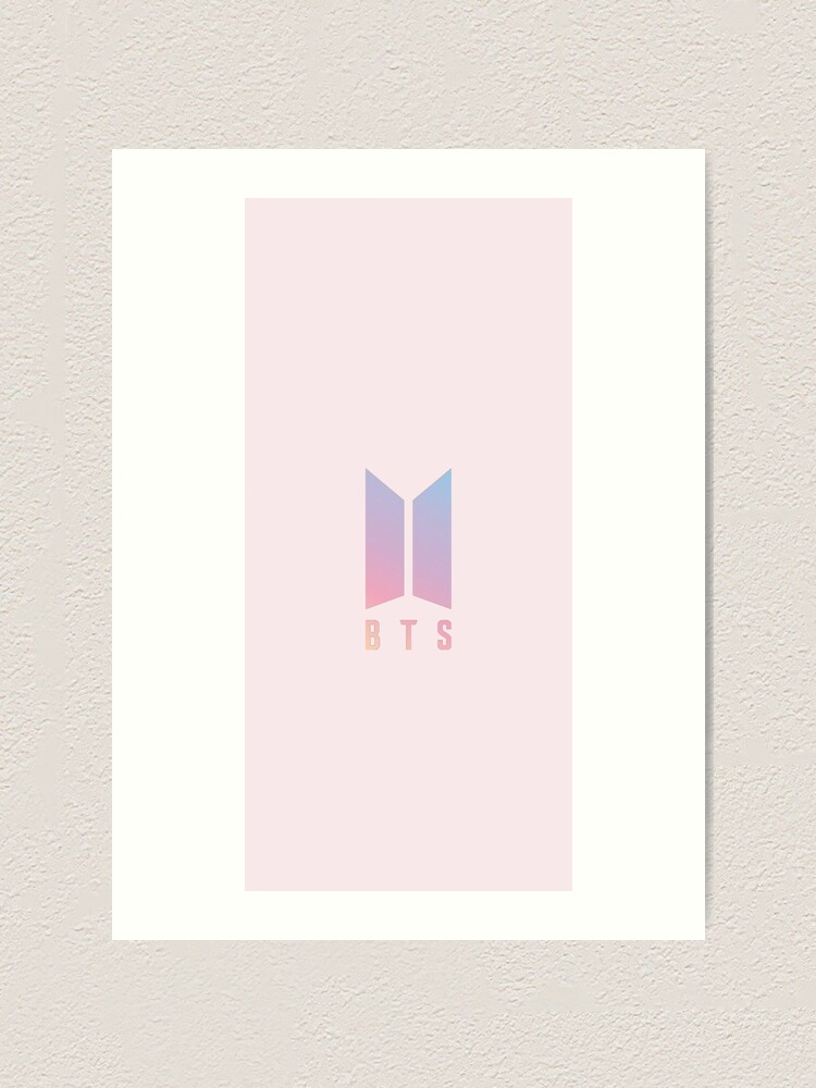 Bts Love Yourself Neues Logo Kunstdruck Von Attackonotaku Redbubble