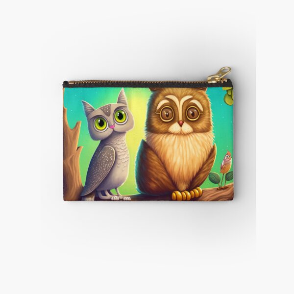 Item preview, A Cat And An Owl designed and sold by TheBaconStudio.