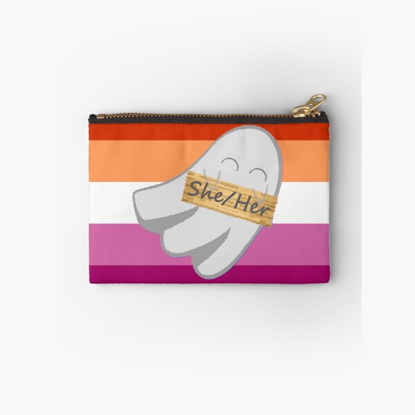 Item preview, She/Her Lesbian Pronoun Ghost designed and sold by Forest-Bird.