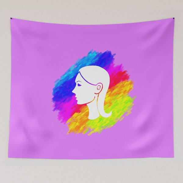 Item preview, Virgo Zodiac Sign on Oil Paint Color Patch  designed and sold by Dewlangrial.