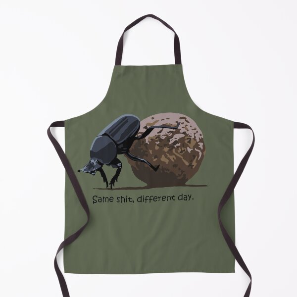Item preview, Same shit, different day - dung beetle designed and sold by GeoCreate.