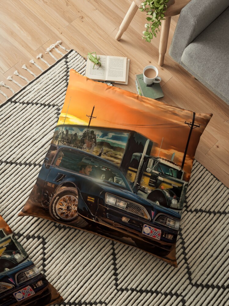 East Bound And Down Floor Pillow By Coolness68 Redbubble
