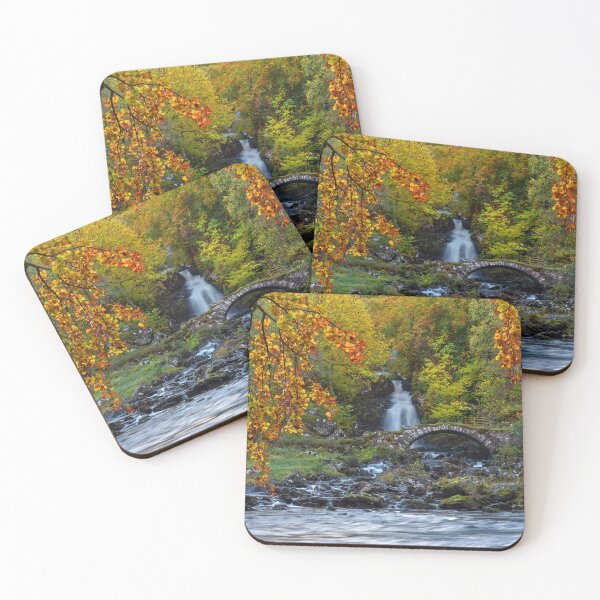 Item preview, Glen Lyon Roman Bridge Autumn Colours Perthshire Scotland. designed and sold by PhotosEcosse.