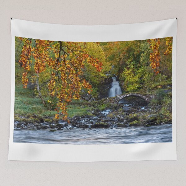 Item preview, Glen Lyon Roman Bridge Autumn Colours Perthshire Scotland. designed and sold by PhotosEcosse.
