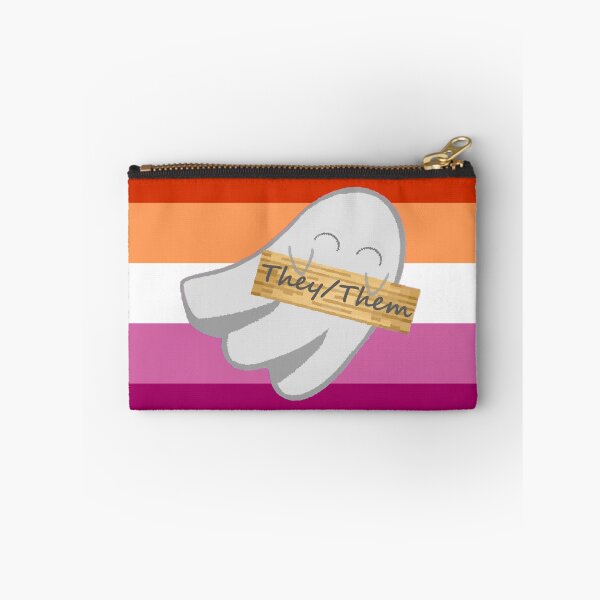 Item preview, They/Them Lesbian Pronoun Ghost designed and sold by Forest-Bird.