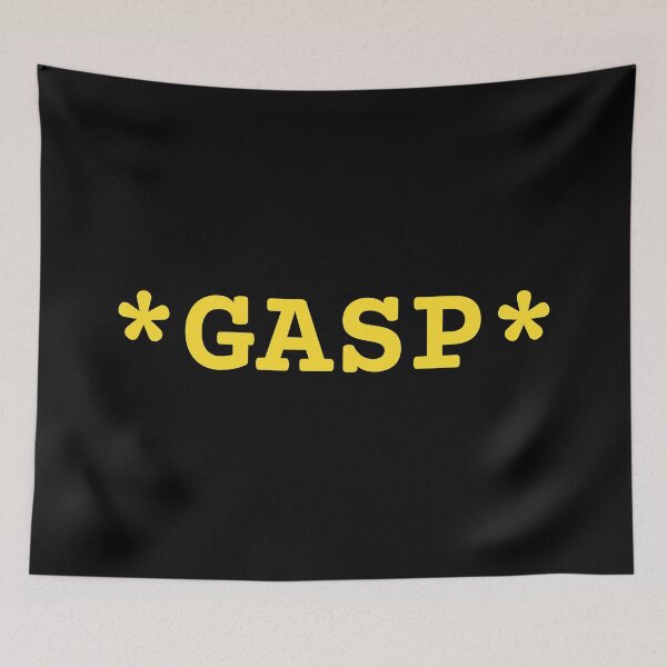 Item preview, *gasp* funny design simple minimalist ironic surprise designed and sold by marie-inks.