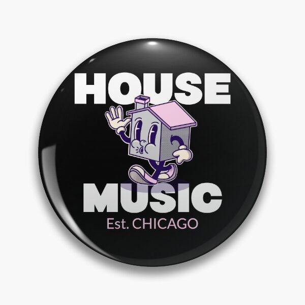 Item preview, HOUSE MUSIC Est. CHICAGO - character (pink)  designed and sold by Discothreadz.