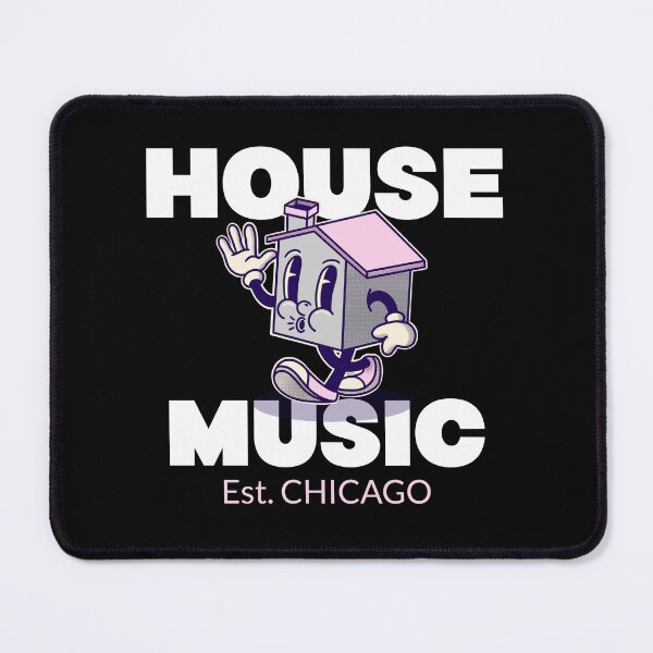 Item preview, HOUSE MUSIC Est. CHICAGO - character (pink)  designed and sold by Discothreadz.