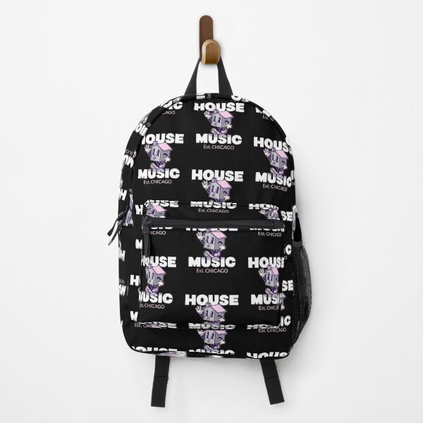 Item preview, HOUSE MUSIC Est. CHICAGO - character (pink) designed and sold by Discothreadz.