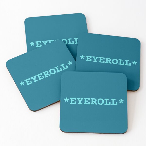 Item preview, *eyeroll* funny design simple minimalist ironic sarcasm designed and sold by marie-inks.