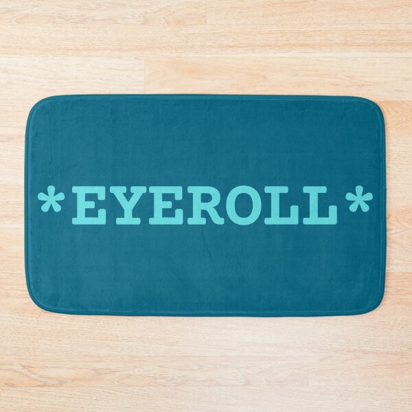 Item preview, *eyeroll* funny design simple minimalist ironic sarcasm designed and sold by marie-inks.