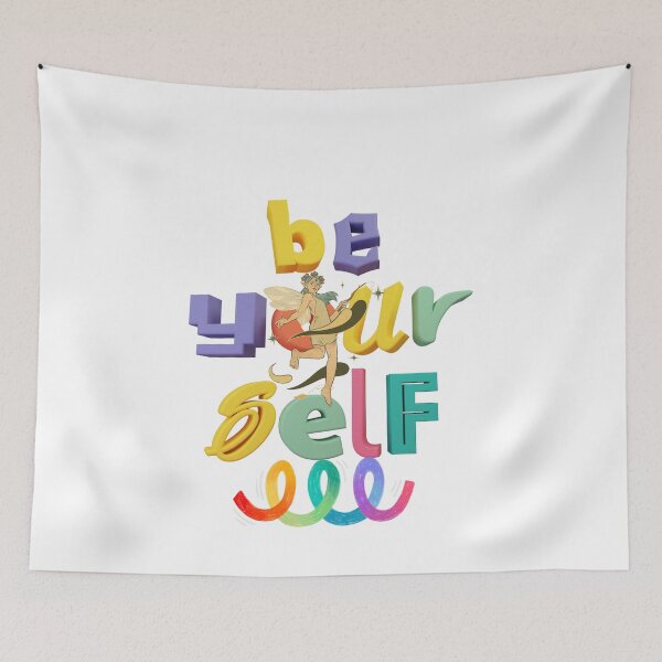Item preview, be yourself printed design designed and sold by mehakstore123.