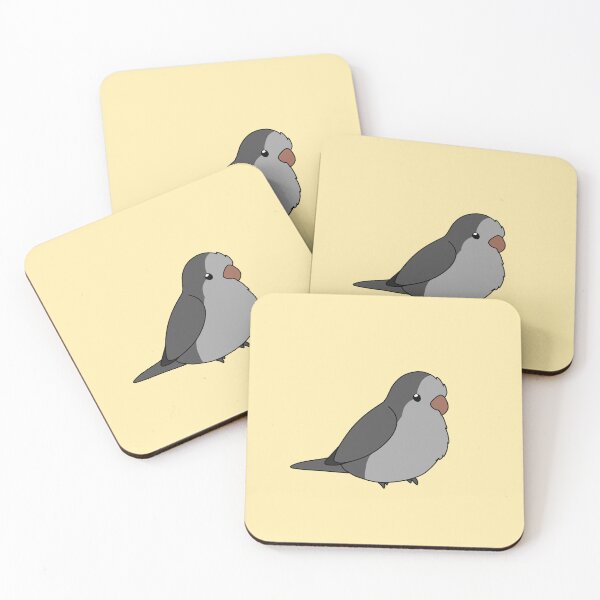 Item preview, Grey Quaker/Monk Parakeet Birb designed and sold by FindingMindely.