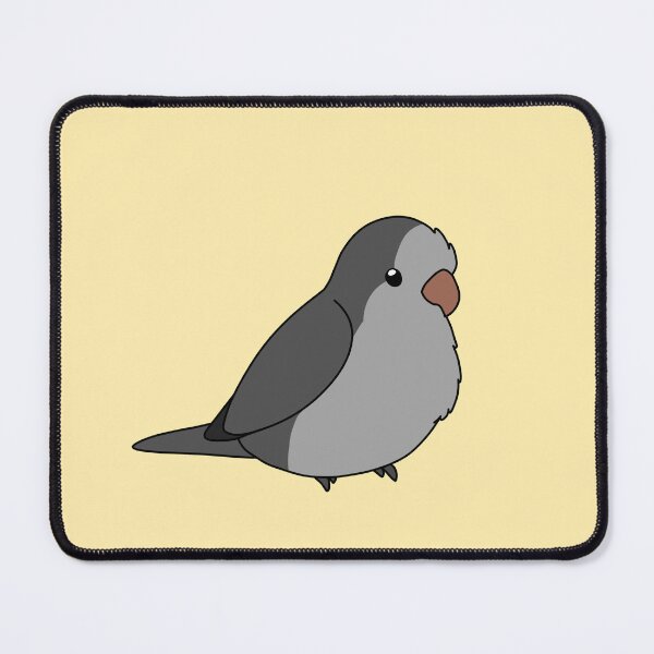 Item preview, Grey Quaker/Monk Parakeet Birb designed and sold by FindingMindely.