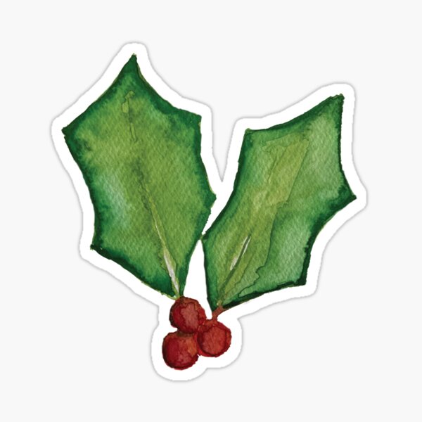 Item preview, Watercolor Ilex designed and sold by piesdesignart.