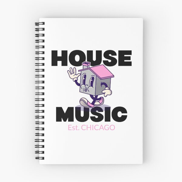 Item preview, HOUSE MUSIC Est.CHICAGO - character (pink/black) designed and sold by Discothreadz.