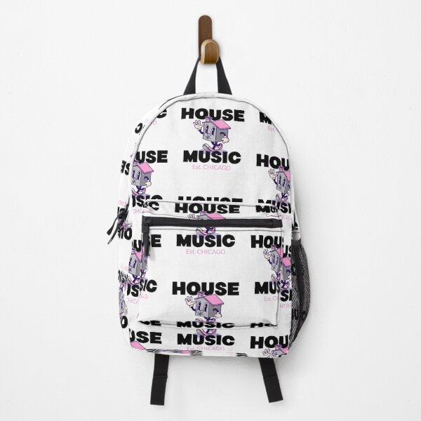 Item preview, HOUSE MUSIC Est.CHICAGO - character (pink/black) designed and sold by Discothreadz.