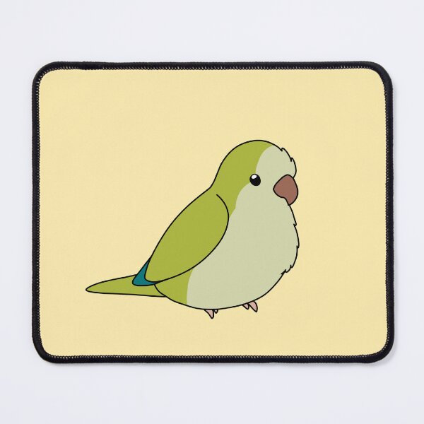 Item preview, Pallid Green Quaker/Monk Parakeet Birb designed and sold by FindingMindely.