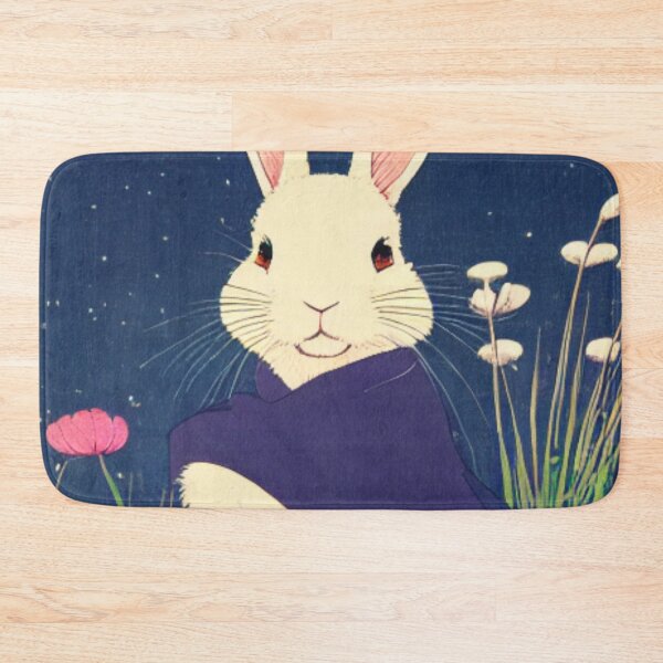 Item preview, Whimsical Cute and Vintage Florida White Rabbit in White designed and sold by wigobun.