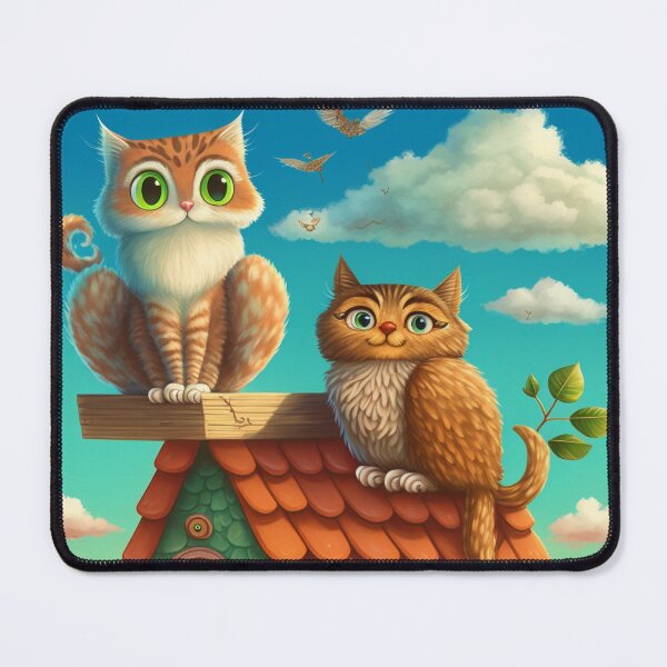 Item preview, A Cat And An Owl designed and sold by TheBaconStudio.