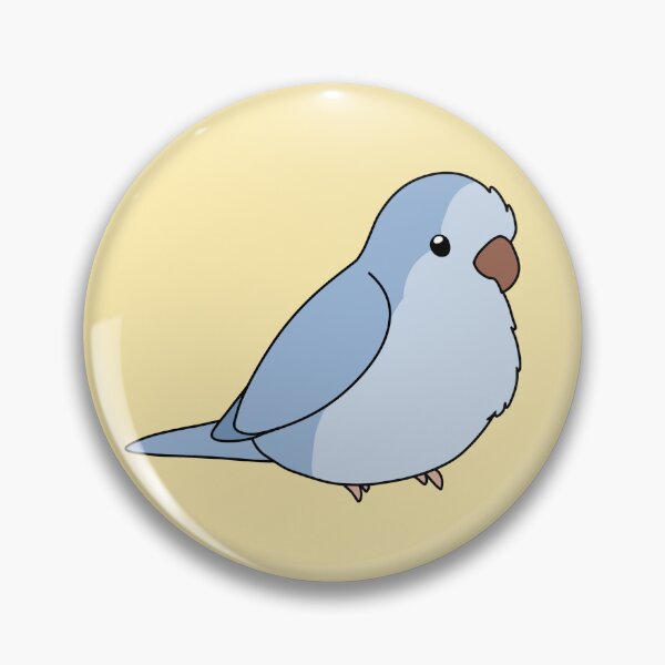 Item preview, Pallid Blue Quaker/Monk Parakeet Birb designed and sold by FindingMindely.