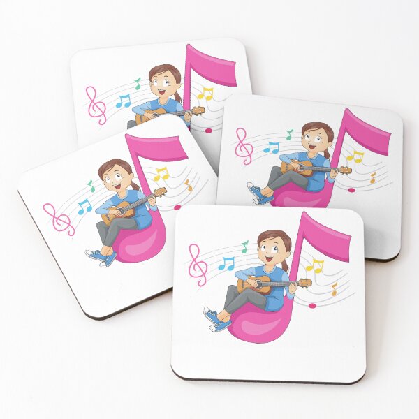 Item preview, girl playing guitar printed shirt  designed and sold by mehakstore123.