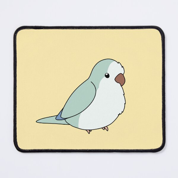 Item preview, Pallid Turquoise Quaker/Monk Parakeet Birb designed and sold by FindingMindely.
