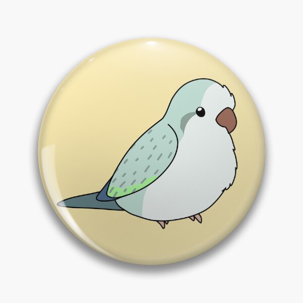 Item preview, Turquoise Opaline Quaker/Monk Parakeet Birb designed and sold by FindingMindely.