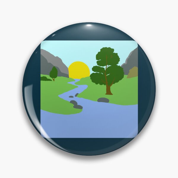 Artikelvorschau, Flusslandschaft entworfen und verkauft von ArtsyRexy.