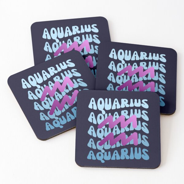 Item preview, Aquarius Birthday January February Retro Vintage designed and sold by SunfullyYours.