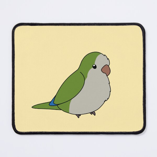 Item preview, Green Quaker/Monk Parakeet Birb designed and sold by FindingMindely.