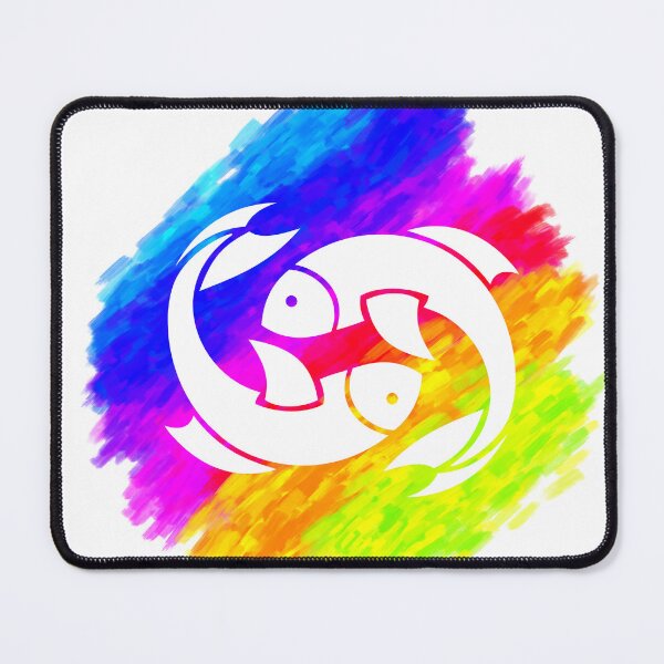 Item preview, Pisces Zodiac Sign on Oil Paint Color Patch  designed and sold by Dewlangrial.
