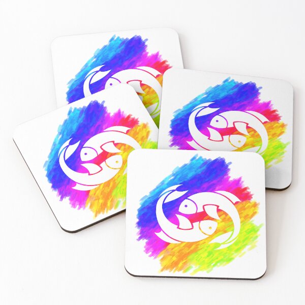 Item preview, Pisces Zodiac Sign on Oil Paint Color Patch  designed and sold by Dewlangrial.
