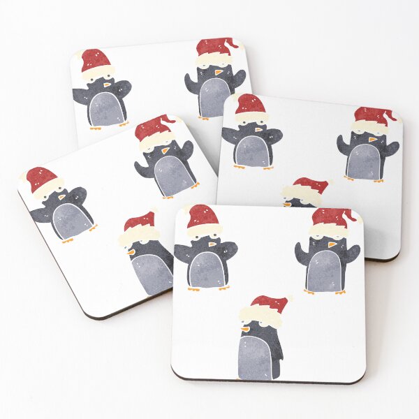 Item preview, Funny Christmas Penguins designed and sold by DailyMotivePrints.