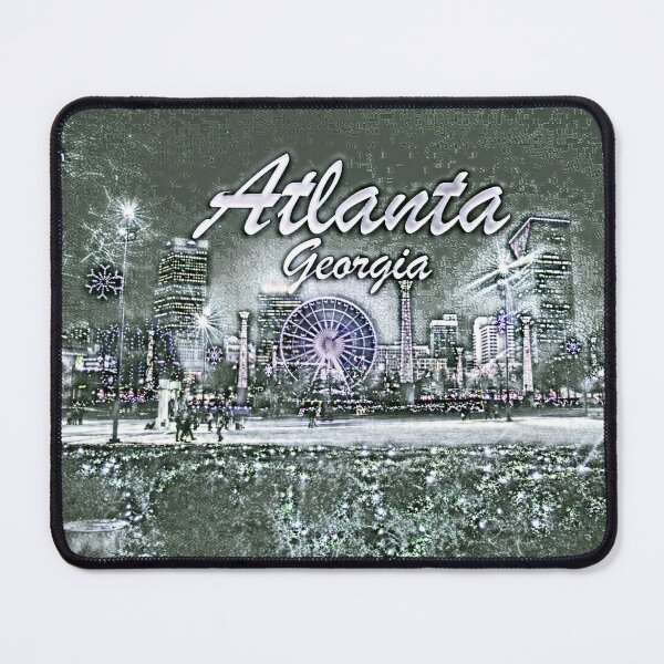 Item preview, Simple Christmas Wish Collection - Atlanta, Georgia designed and sold by Sean McElroy.