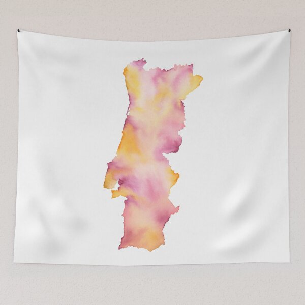 Item preview, Portugal Map designed and sold by 3willows.