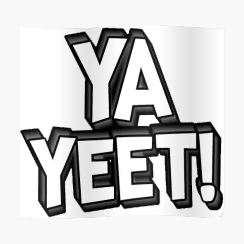 Ya Yeet Sticker By Cbcdiscord Redbubble - ya ya yeet roblox