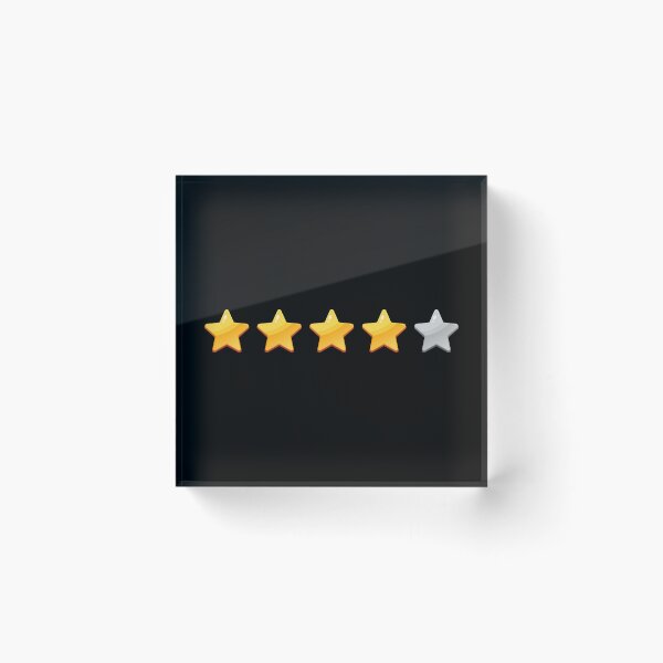 Item preview, Four Star out Of Five Star Rating designed and sold by patternarium.