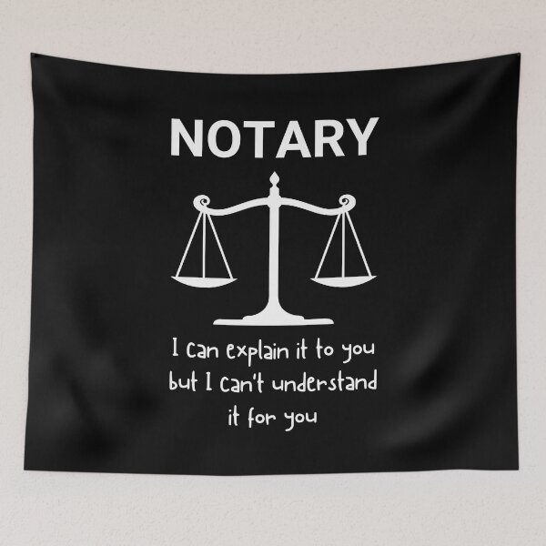 Item preview, Funny Notary Saying designed and sold by JustCreativity.