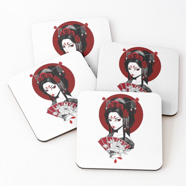 Item preview, Japanese geisha designed and sold by HartArtDesigns.