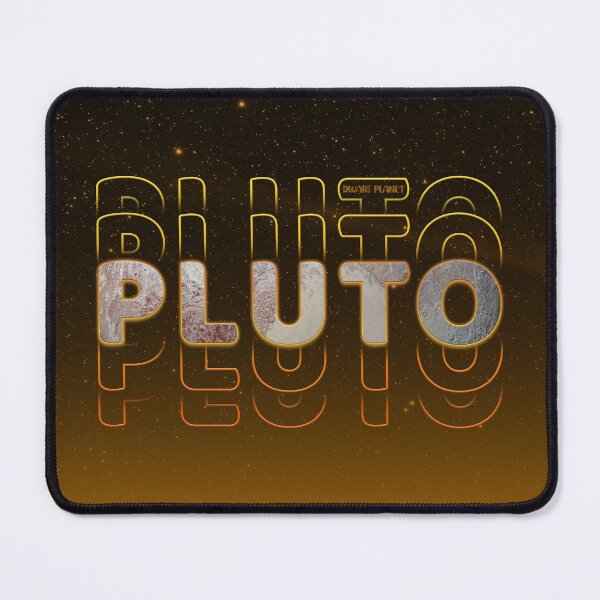 Item preview, Pluto, The Small World: Typography Art Design designed and sold by DaVinciFeather.